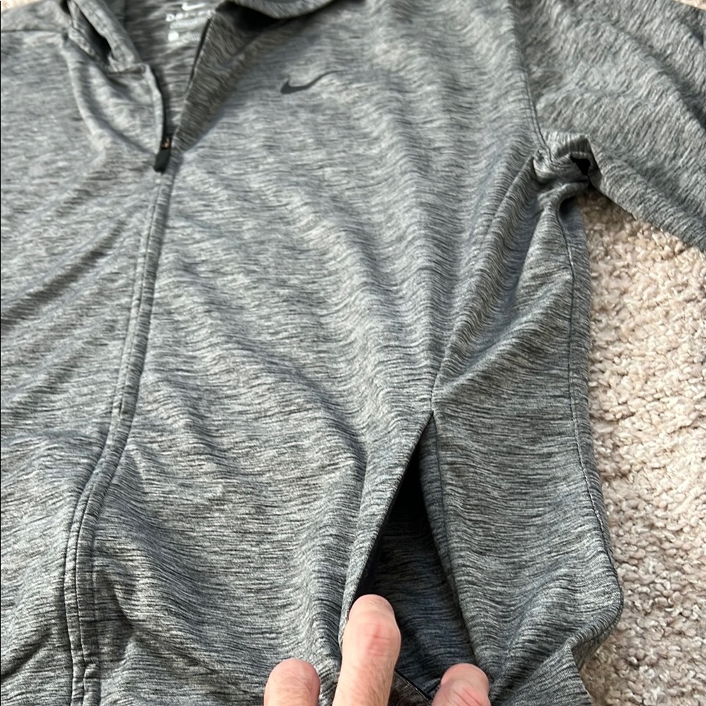 Nike Gray Performance Jacket - Picture 3 of 4